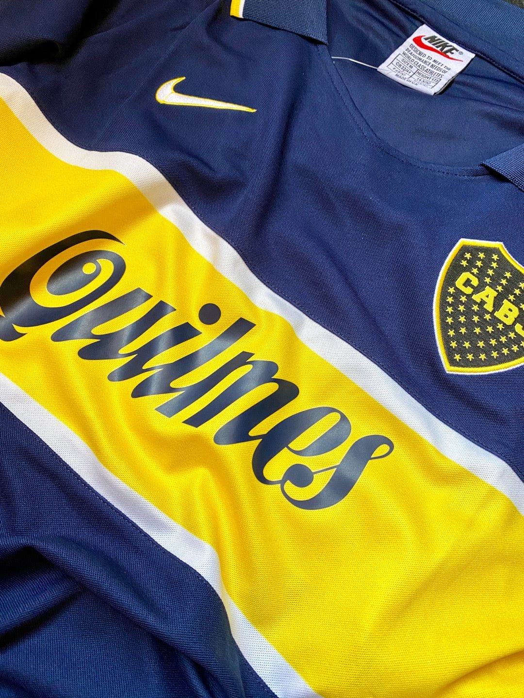 Jersey Retro Boca Juniors 1997 1998 Maradona detalle