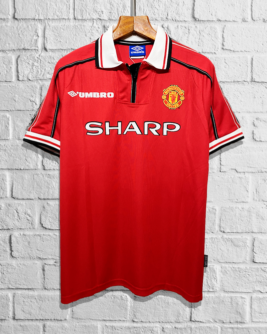 Jersey Retro Manchester United 1998 1999 Local Beckham