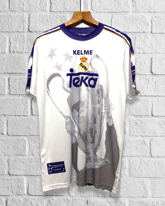 Jersey Retro Real Madrid Campeón de Europa 1998 La Septima