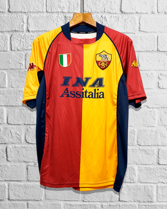 Jersey Retro Roma 2001 2002 Champions League Totti